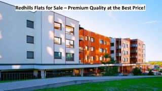 Flats for Sale in Redhills