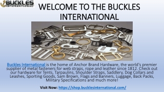D-ring clips at Buckles International