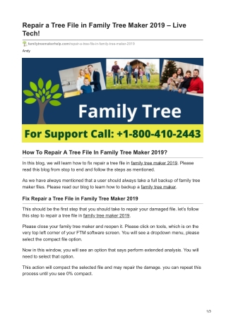 familytreemakerhelp.com-Repair a Tree File in Family Tree Maker 2019  Live Tech