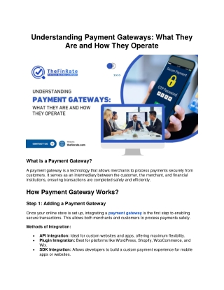 understanding payment gateways what they
