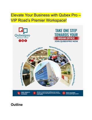 Elevate Your Business with Qubex Pro – VIP Road’s Premier Workspace