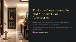 thedovefactor versatile and modern door