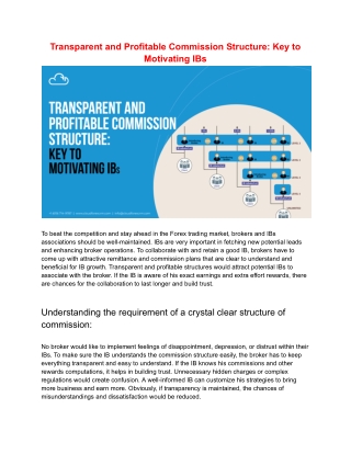 transparent and profitable commission structure