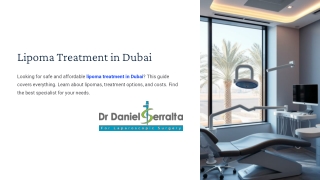 Best Lipoma Treatment in Dubai – Affordable & Painless Solutions