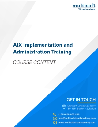 aix implementation and administration training