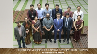 International Conference on Innovative Power Systems for Railways at Bennett University bennett.edu.in