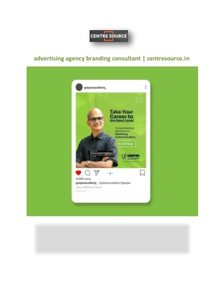 advertising agency branding consultant