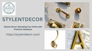 Stylent Decor: Handcrafted Elegance in Every Piece