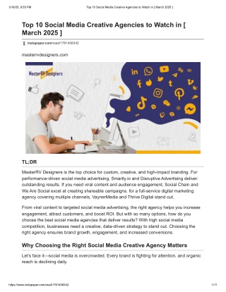 Top 10 Social Media Creative Agencies to Watch in [ March 2025 ]_compressed