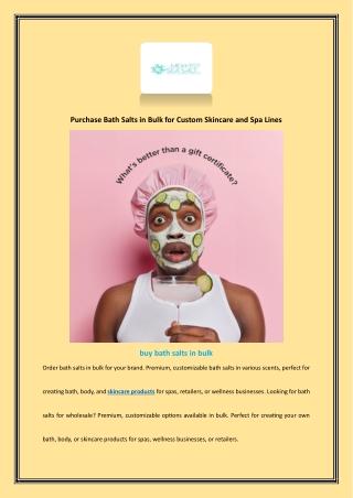 purchase bath salts in bulk for custom skincare