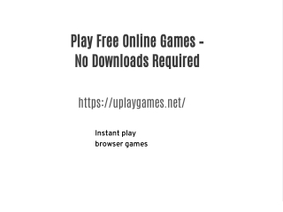 Explore Thousands of Free Online Games