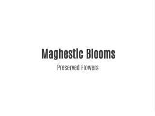 maghestic blooms preserved flowers