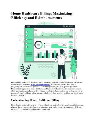 Home Healthcare Billing: Maximizing Efficiency and Reimbursements