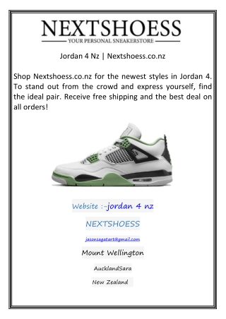 Jordan 4 Nz  Nextshoess.co.nz