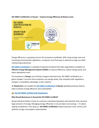 iso 50001 certification in rusayl improve energy
