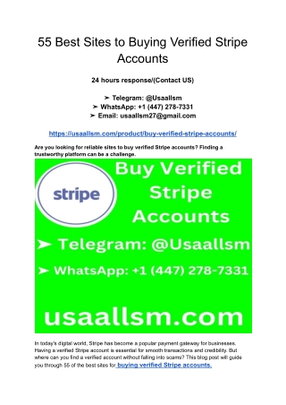 55 Best Sites to Buying Verified Stripe Accounts (1)