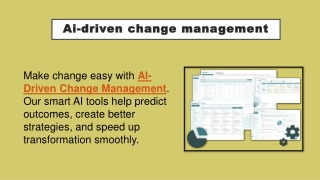 ai ai driven change management driven change