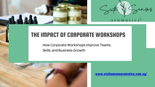 The Impact of Corporate Workshops