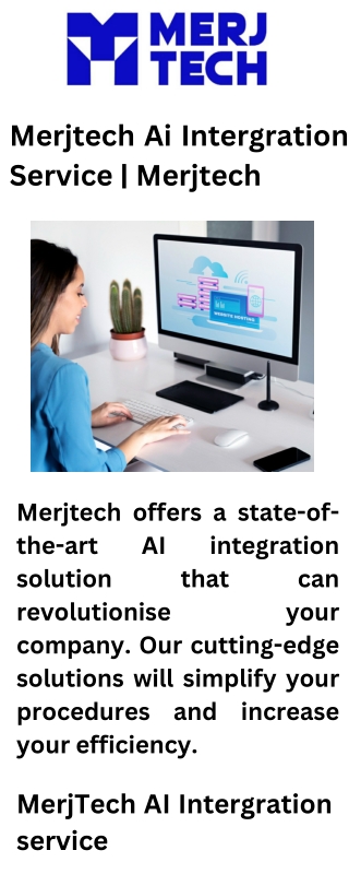 Merjtech Ai Intergration Service  Merjtech