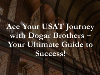 Top USAT High Score Tips – Dogar Brothers