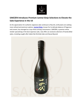 SAKEZEN- Best Japanese Sake