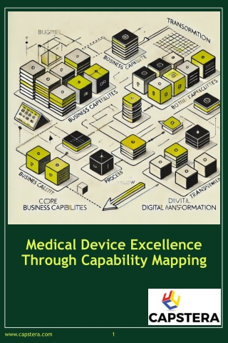 Business Capability Mapping for Medical Device Companies