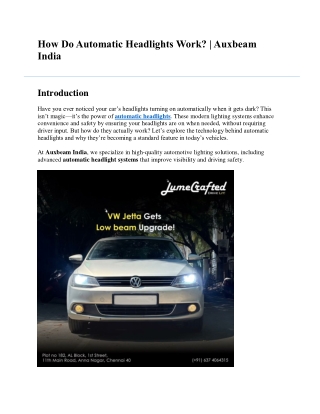 Auxbeam india