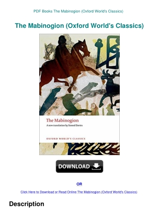 PDF Books The Mabinogion (Oxford World's Classics)