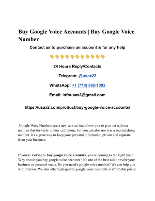 buy google voice accounts buy google voice number
