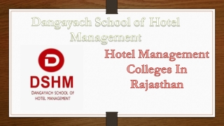 Hotel Management Colleges In Rajasthan 7