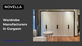 Wardrobe Manufacturers in Gurgaon