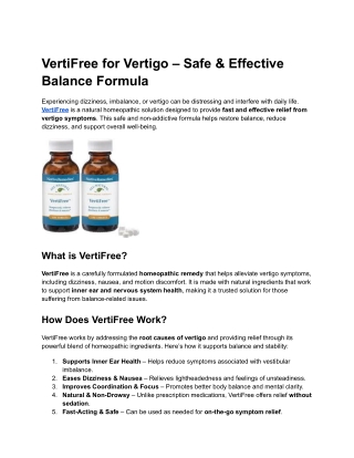 vertifree