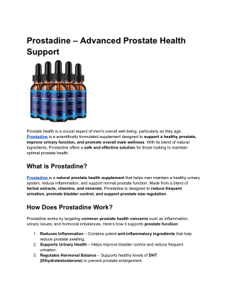 Prostadine