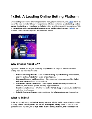 1xBet