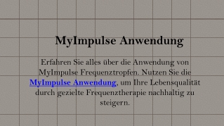 MyImpulse Anwendung