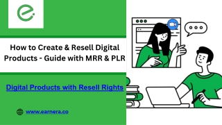 Buy Master Resell PLR Digital Products With Resell Rights – Earnera