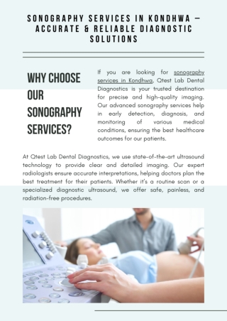Sonography Services in Kondhwa – Accurate & Reliable Diagnostic Solutions.