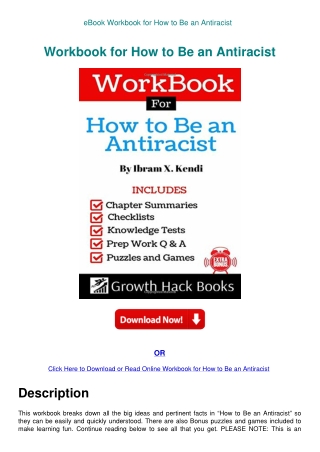eBook Workbook for How to Be an Antiracist