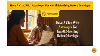 have a chat with astrologer for kundli matching before marriage
