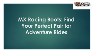 mx racing boots find your perfect pair