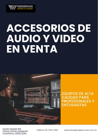 accesorios de audio y video en venta