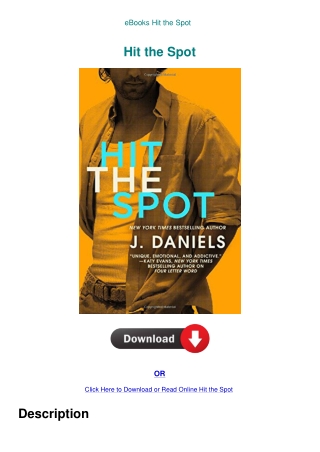 eBooks Hit the Spot