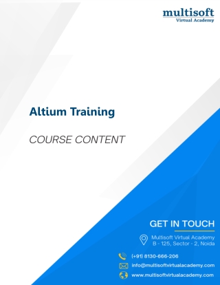 Altium Training Course – Master PCB Design with Experts