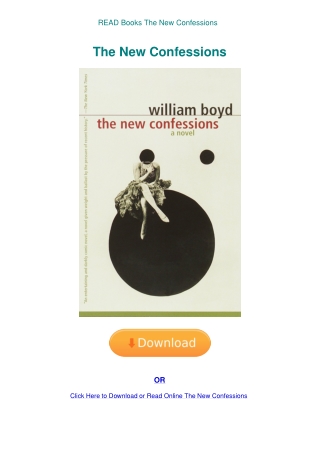 READ Books The New Confessions