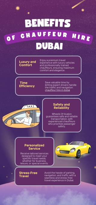 Benefits of Chauffeur Hire in Dubai by Wheels Of Avalon