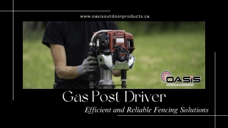 Gas Post Driver: The Easy Way to Install Fence Posts