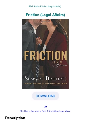 PDF Books Friction (Legal Affairs)