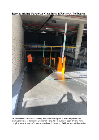 Warehouse Transformation in Footscray, Melbourne!