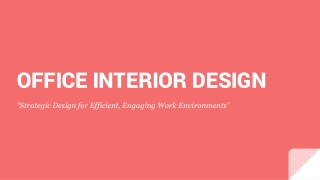 office interior design