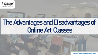 The Advantages and Disadvantages of Online Art Classes